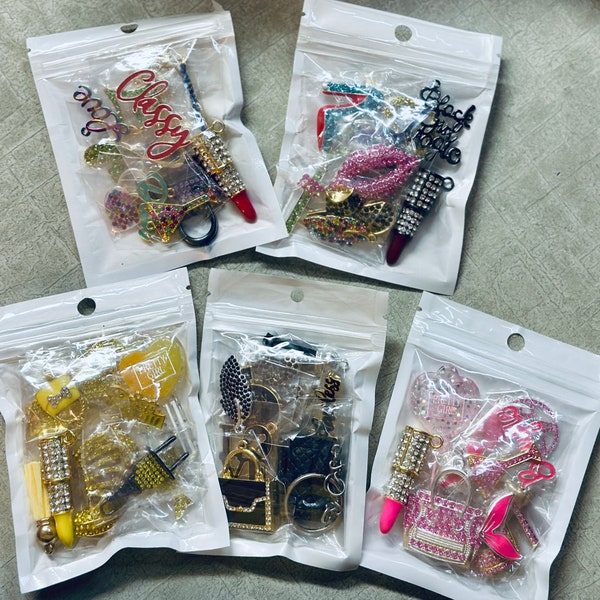 Mixed Charms, Charm Sale, 10 pieces Mixed Charm Pack, Bling Charms, Wholesale Charms, Charm Vendor, Charm Bracelet, Bracelet Charms