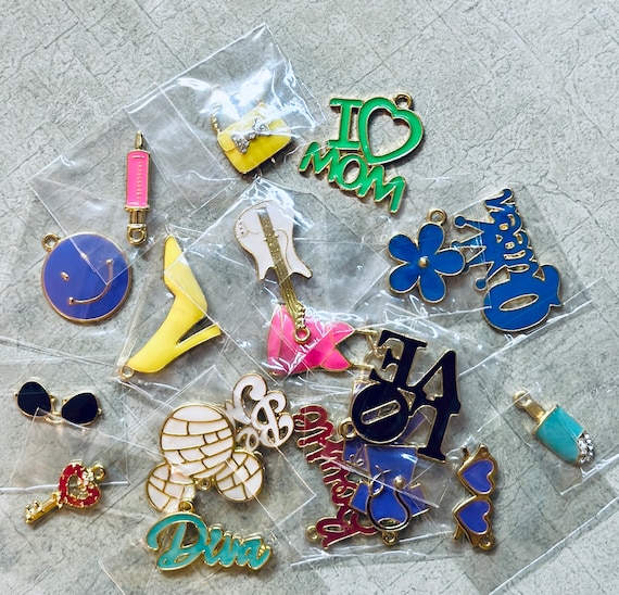 Mixed Color Charms Solid Color Charms Wholesale Charms Charm