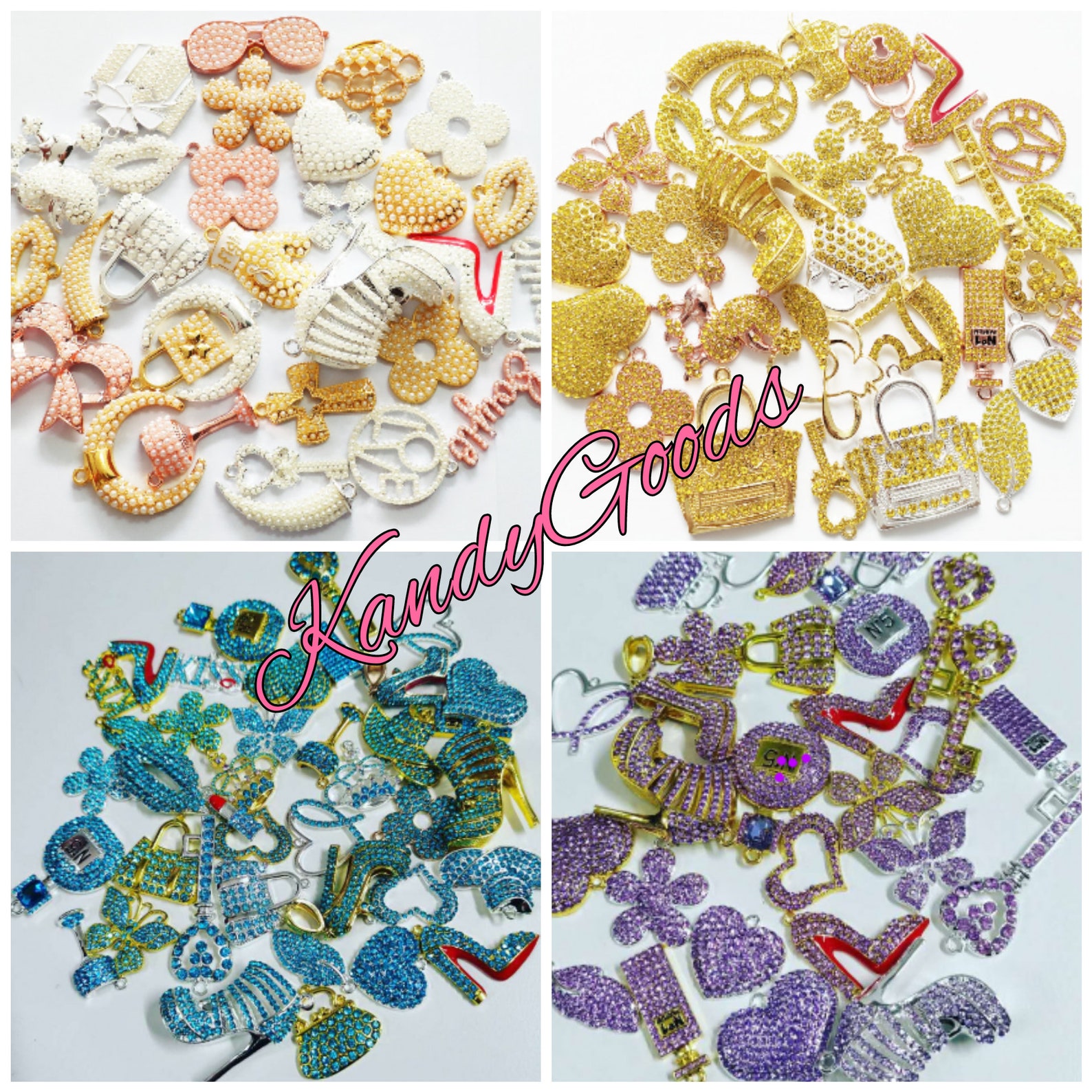 Charms Wholesale Charms Bling Charms Etsy