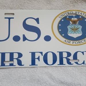 U.S. Air Force License Plate