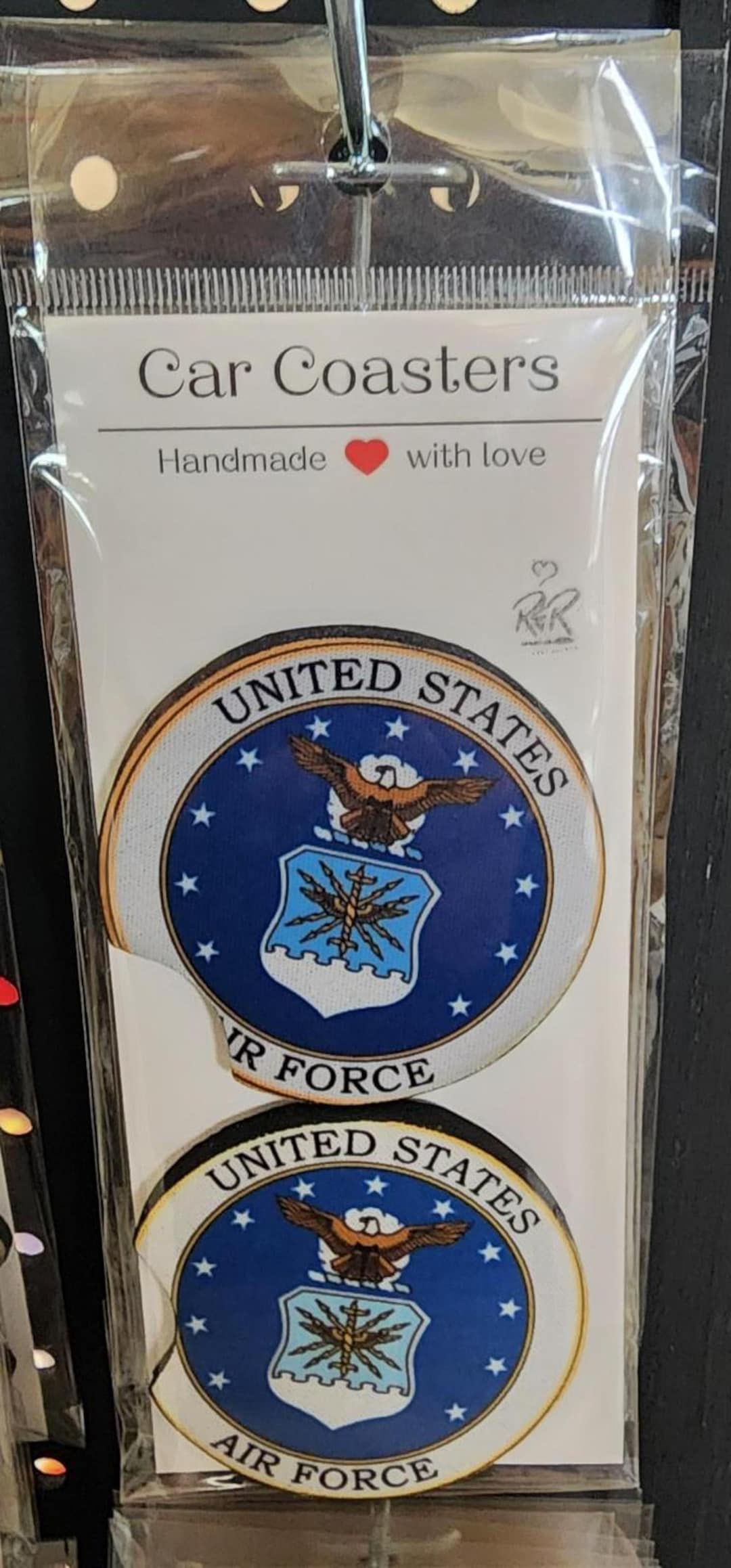 Usaf Coasters 2PCS Round United States Air Force Neoprene Car Coasters 2.75 Inches - Etsy