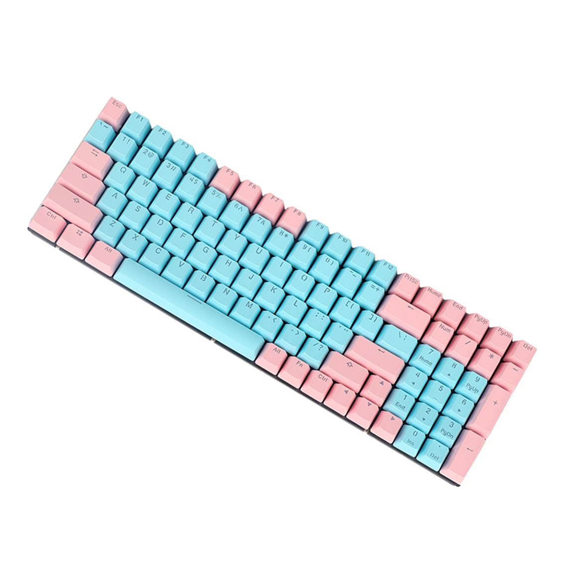 Minimalist Style Pink and Blue Keycap SetOEM Keycaps Set104 Etsy