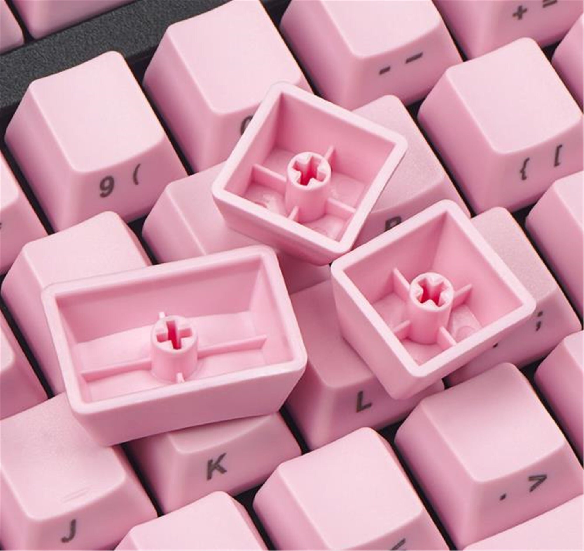 Filco 104 Cute Pink Keycaps Set Side Engraving Keycap PBT Etsy