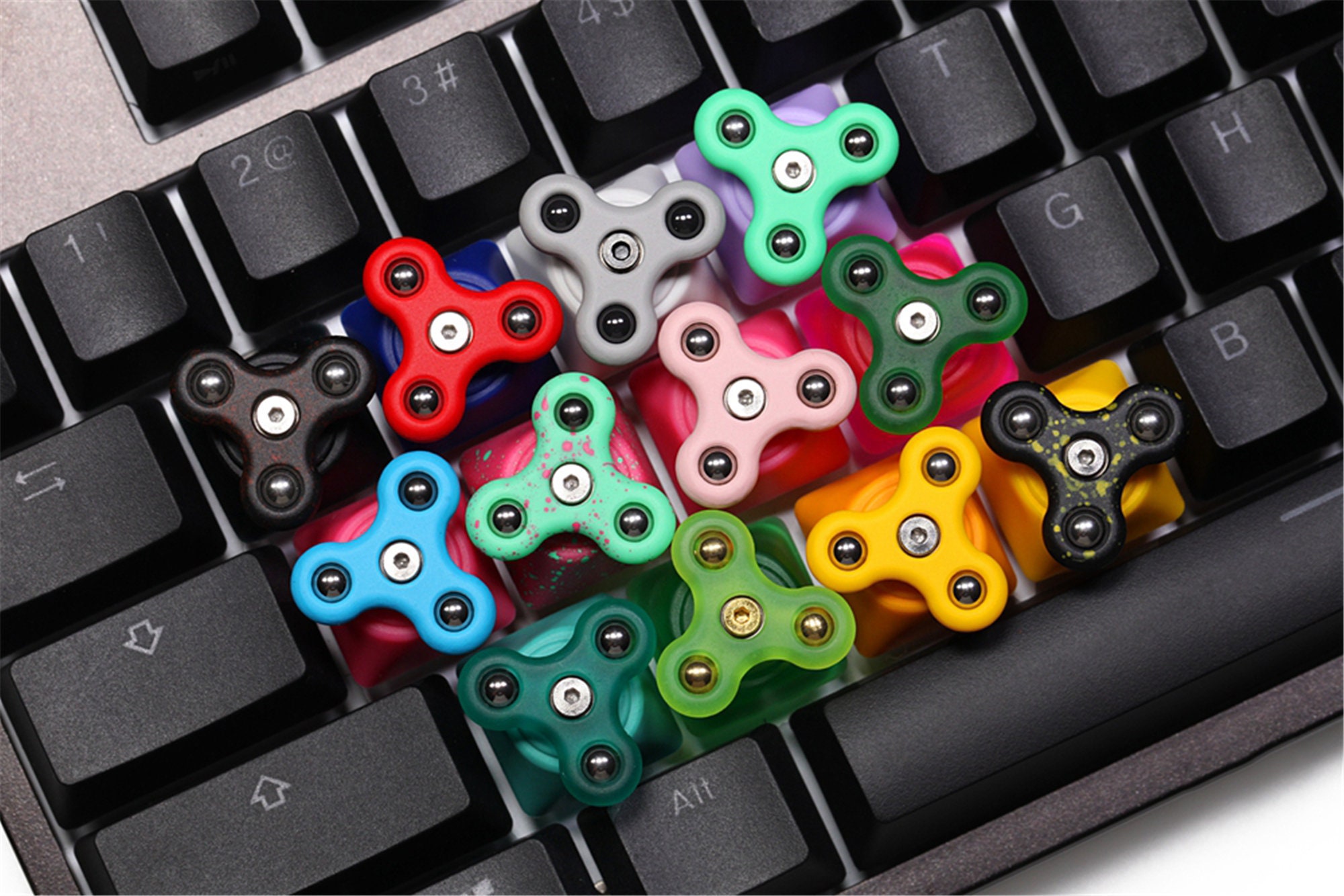 Colorful ESC 3D Fidget Spinner Keycaps R4 Mechanical Keyboard Etsy