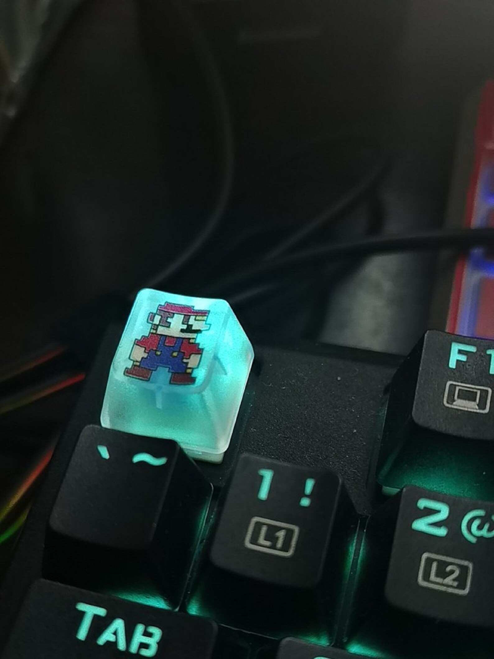 Mario Keycaps Personalized 3D ESC Keycaps ABS Handmade Etsy