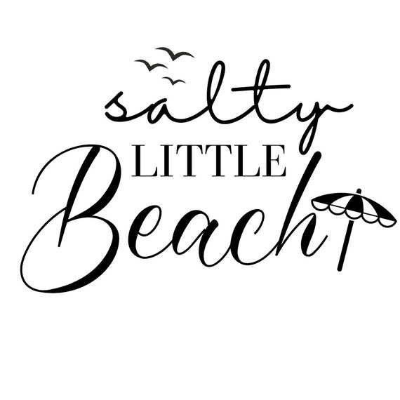 Salty Little Beach Svg Instant Download Summer Svg Beach | Etsy
