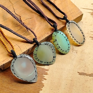 Handmade Agate Macrame Pendant, Natural Agate Macrame Pendant Lot, Wholesale Gemstone Macrame Pendant Lot, Gift for Her, Gift For Mom