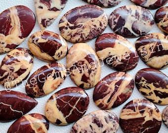 Natural Coffee Jasper Cabochon, Wholesale Lot For Ring/Pendant Making Stone