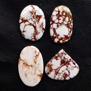 Wild Horse Cabochon, Wild Horse Magnesite Gemstone, Natural Wild Horse Magnesite Crystal Stone for Ring, Pendant Jewelry Making Stone