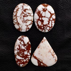 Natural Wild Horse Magnesite Crystal Stone, Wild Horse Magnesite Gemstone, Wild Horse Cabochon for Ring, Pendant Jewelry Making Stone