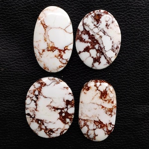 Wild Horse Magnesite Cabochon, Wild Horse Magnesite Gemstone, Natural Wild Horse Crystal Stone for Ring, Pendant Jewelry Making Stone