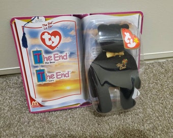 2000 Mcdonalds The End Ty Beanie Bear. Unopened.