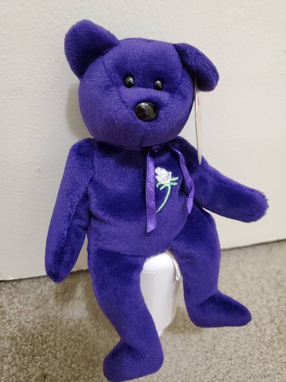 1997 Princess Bear(princess Diana) 1st Gen Rare Ty Beanie Baby