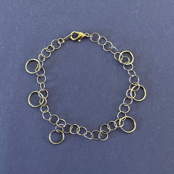 Jump Ring Bracelet Etsy