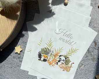 Baby milestone cards jungle, baby milestone cards safari, baby shower gift, pregnancy cards, baby girl, new baby gift,