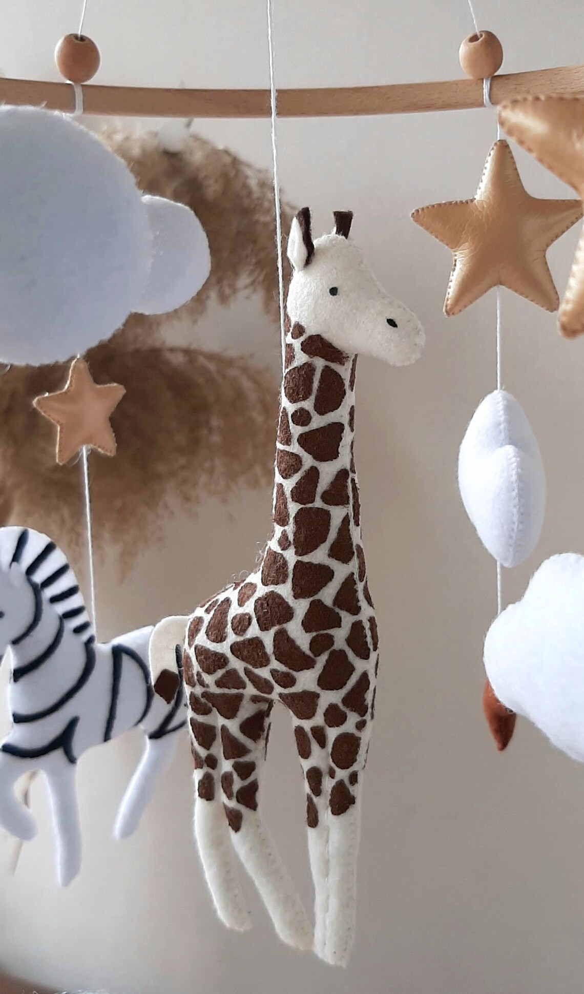 Africa nursery mobile Baby mobile girl realistic animals Etsy