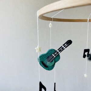 Minimalism Mobile With Musical Instruments, Baby Girl Mobile for ...