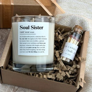 Soul Sister Soy Candle Gift | Friendship Keepsake
