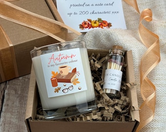 Pumpkin Spice Candle Gift Set: Vegan Soy Autumn Home Decor