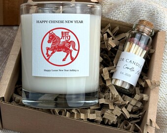 Year of the Horse Candle: Lunar New Year Gift For Friend Family