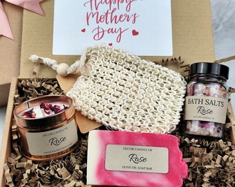 Mothers Day SPA Gift Box, Pamper Hamper Gift For Women, Birthday Gift For Her, Thank You Gift For Mum Auntie Sister, Relaxation Bath Set