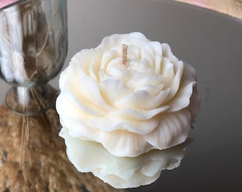 Peony Flower Candle, Rose Shaped Candle, Wedding Favour Decorative Candle, New Home Gift, Birthday Gift For Her, Mothers Day Gift