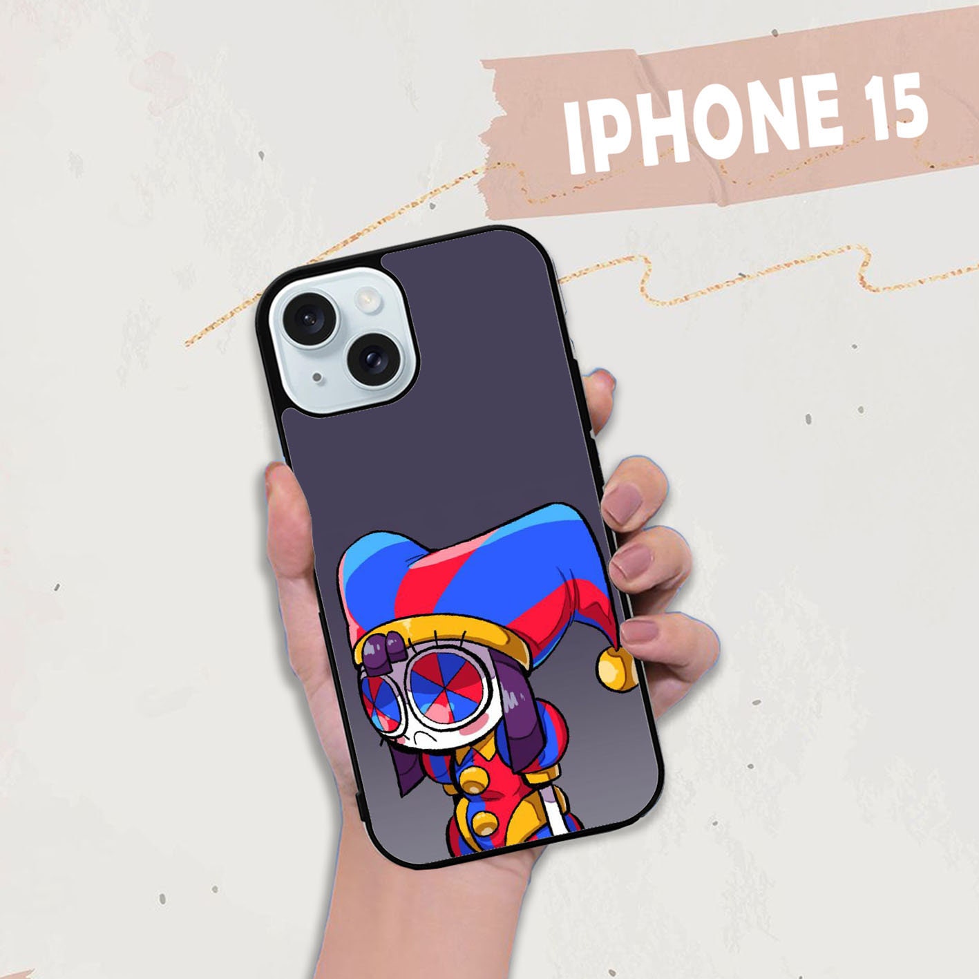 Pomni the Amazing Digital Circus Phone Cases Fit for iPhone 15 14 13 12