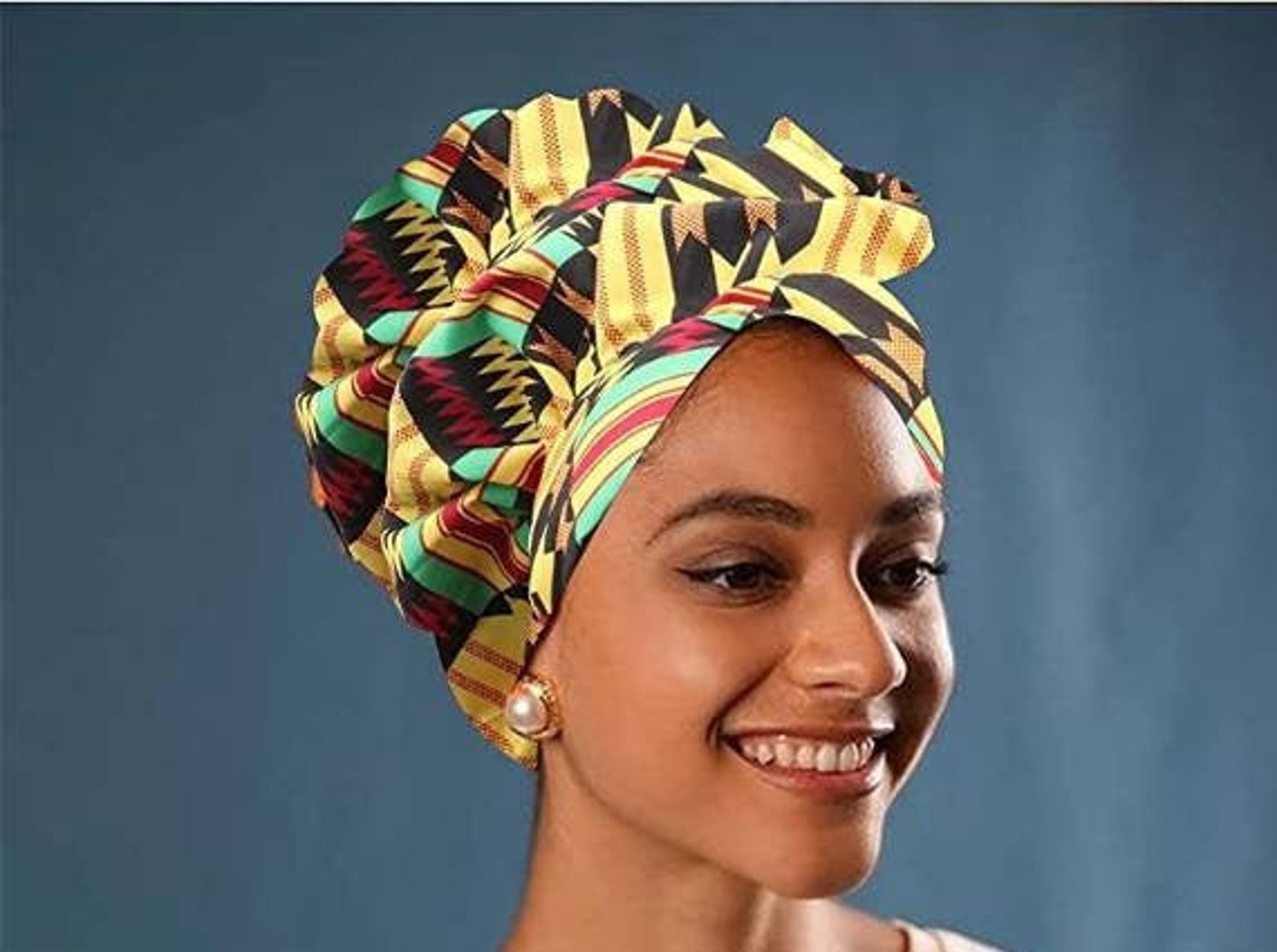 African design heat hair cap hair double layered with Etsy