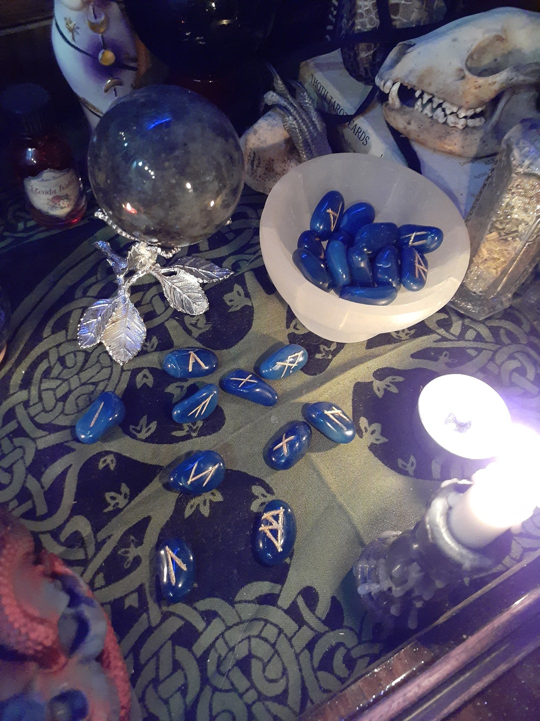 Runestone Reading of Elder Futhark Runes Prophecy and Divination With