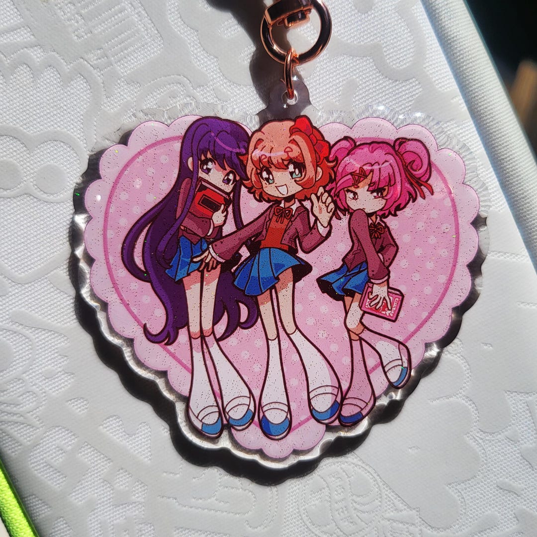 Doki Doki Literature Club | KEYCHAIN - Etsy
