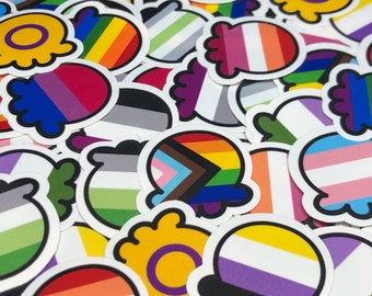 SPLATOON PRIDE STICKERS (Octo)