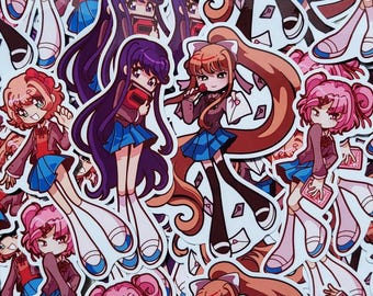Doki Doki Literature Club Monika Cosplay Print - Etsy 日本
