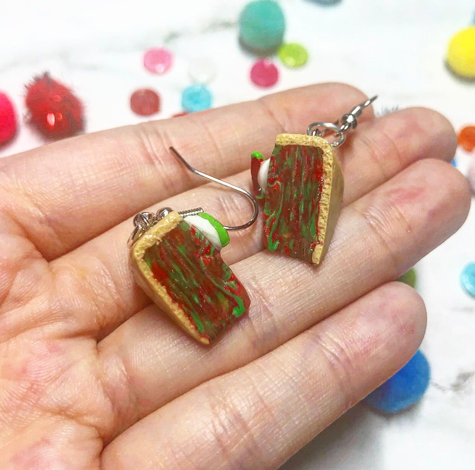 Funky earrings funny earrings kawaii earrings tiktok Etsy