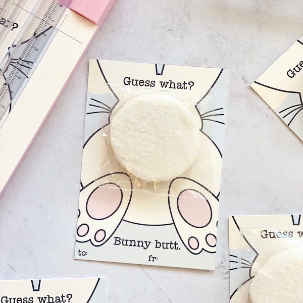 Cookie Card – Easter – Mini Cookie – Sugar Cookie – 3.5x5 -5x7 - Easter Bunny - Digital Download - Printable