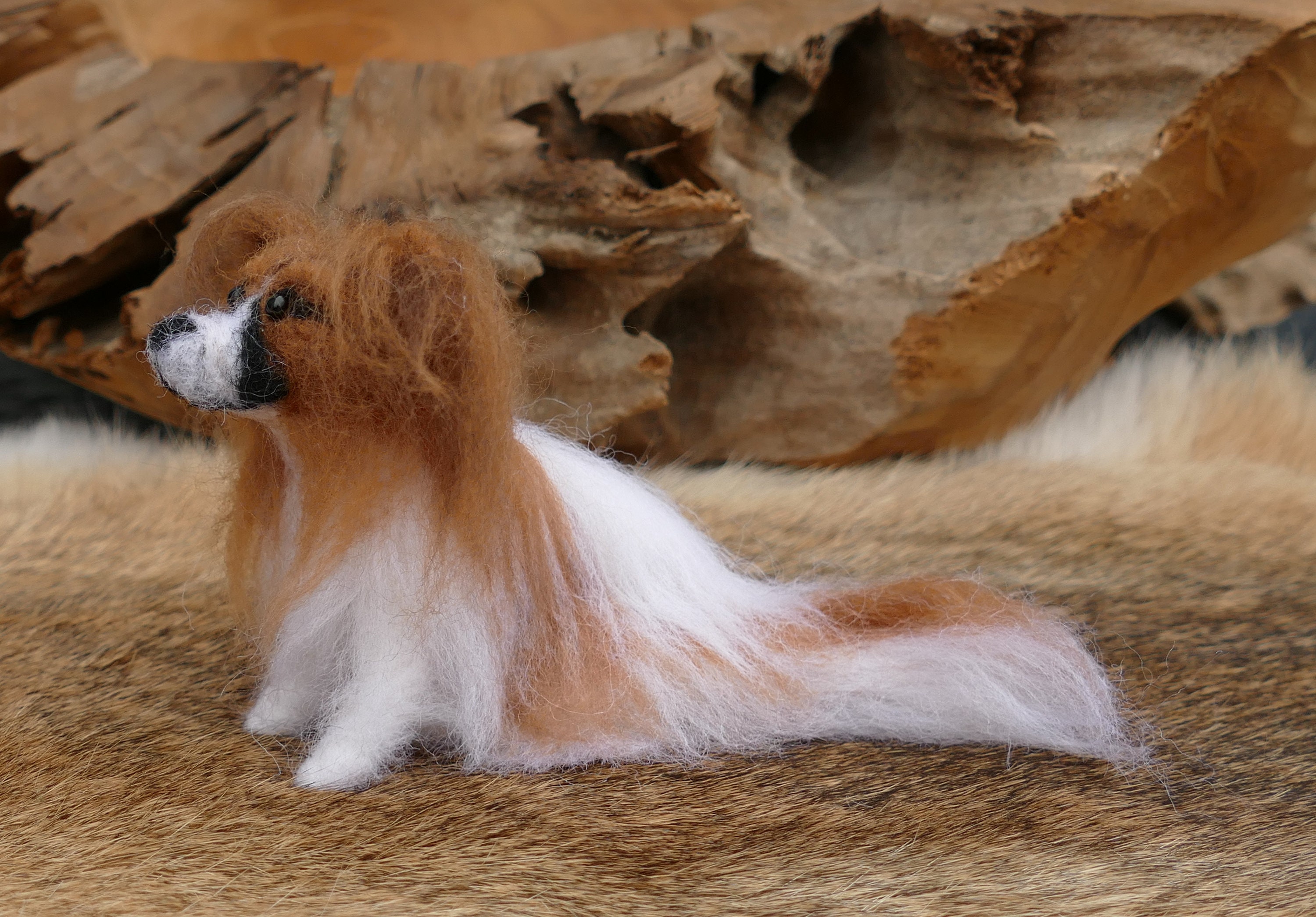 Nadel Filz Schmetterling Hund Papillon Doggy Erinnerung Etsy