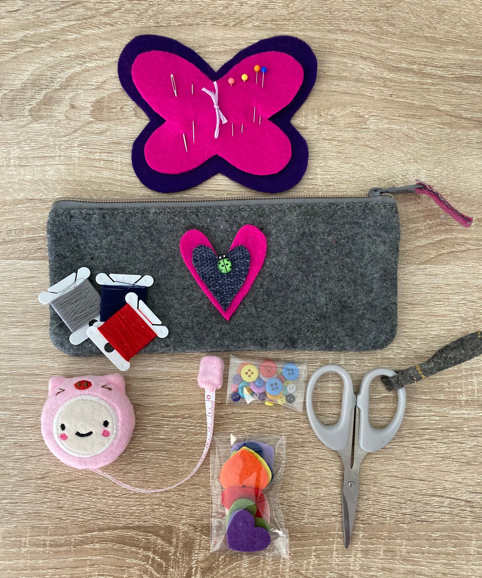 Children's sewing kit I basic sewing supplies I gift Etsy