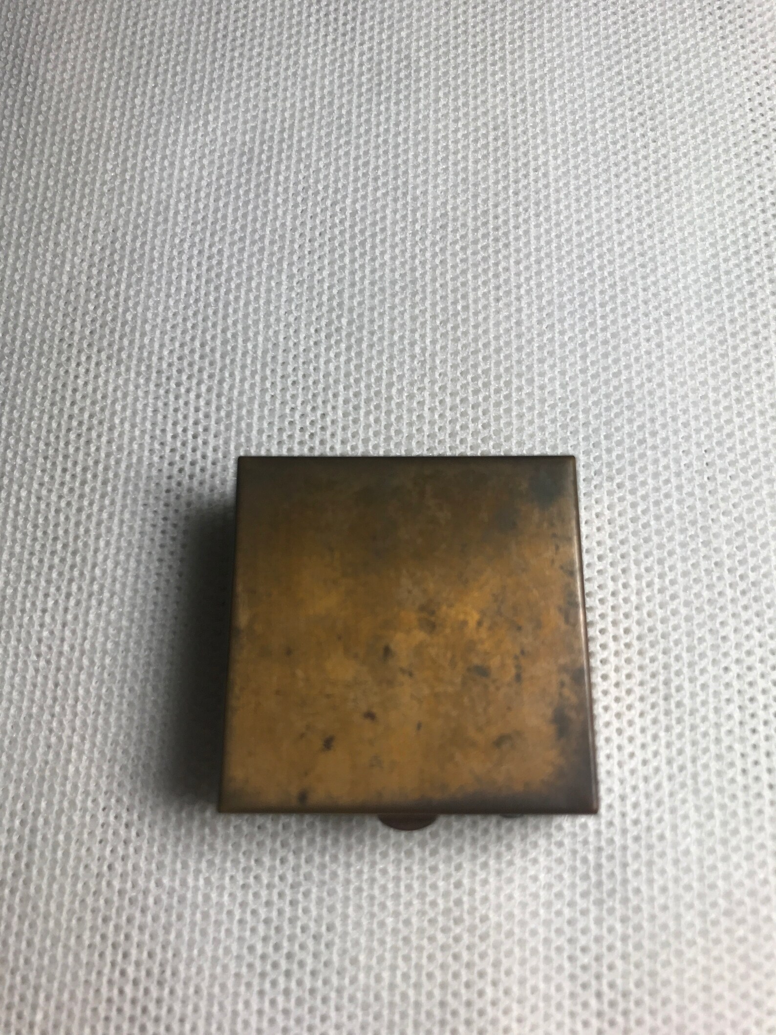 Vintage Brass Pill Box Florida Etsy