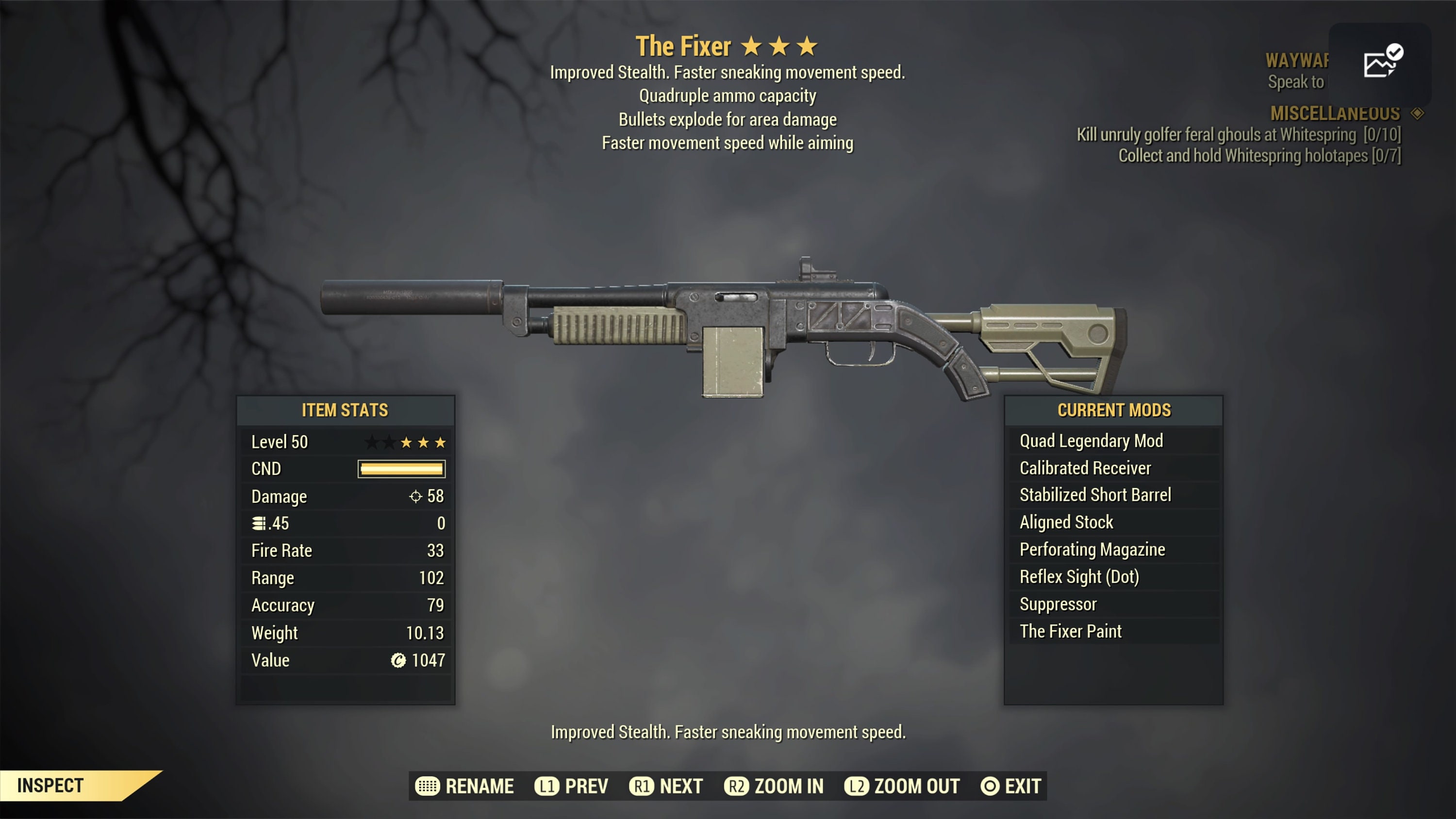 Fallout 76 Item Qead Explosive Fixer 3 PS4 Only Etsy