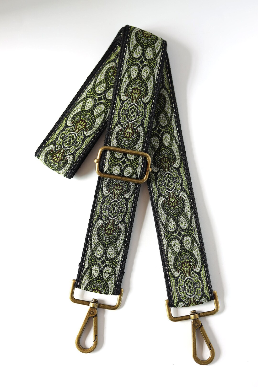 Embroidered Ribbon Crossbody Strap Vintage Style Woven Bag Strap Retro ...
