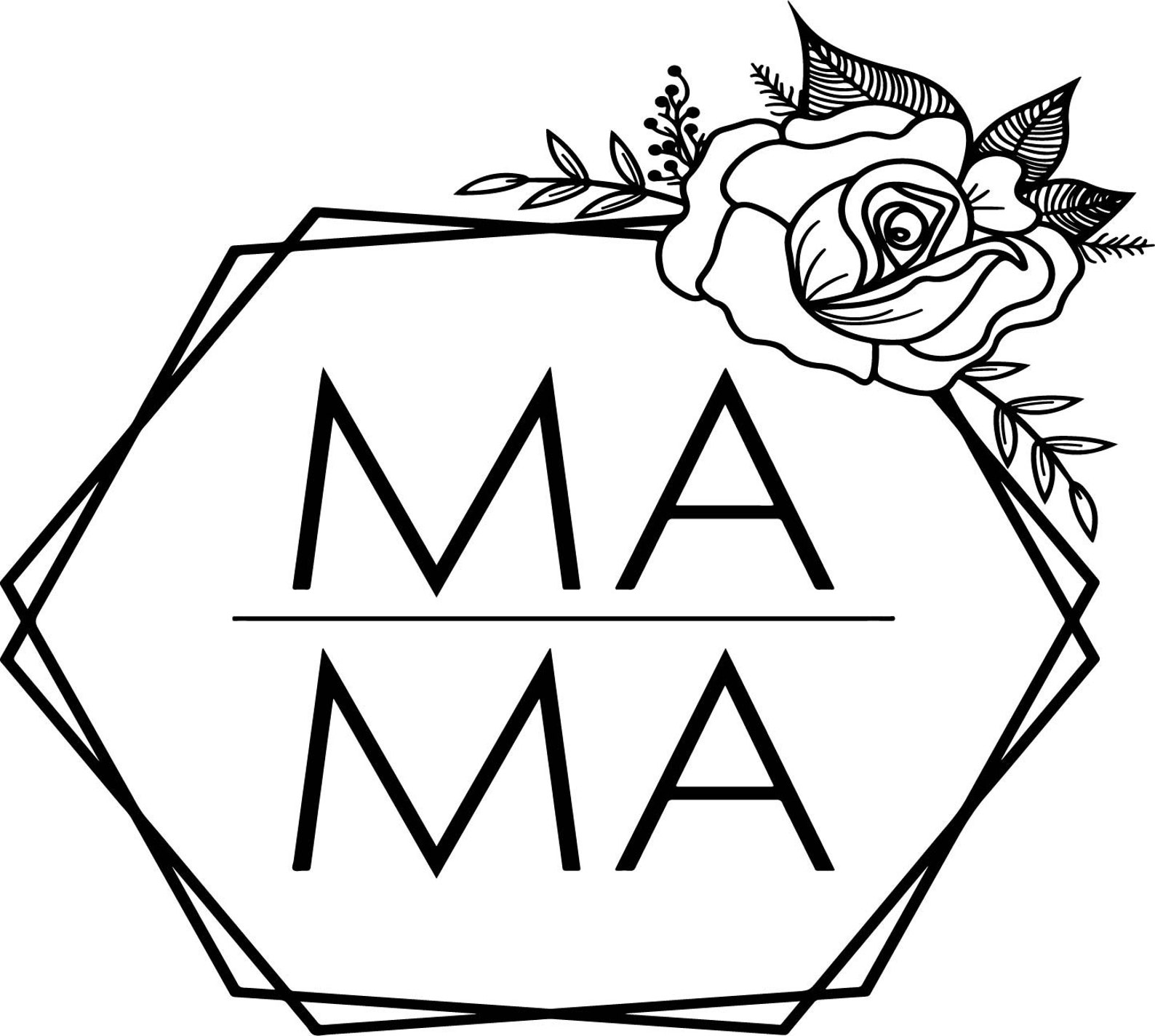 Mama floral svgpngjpegepsdxfaipdf  etsy Mama floral svgpngjpegepsdxfaipdf  etsy