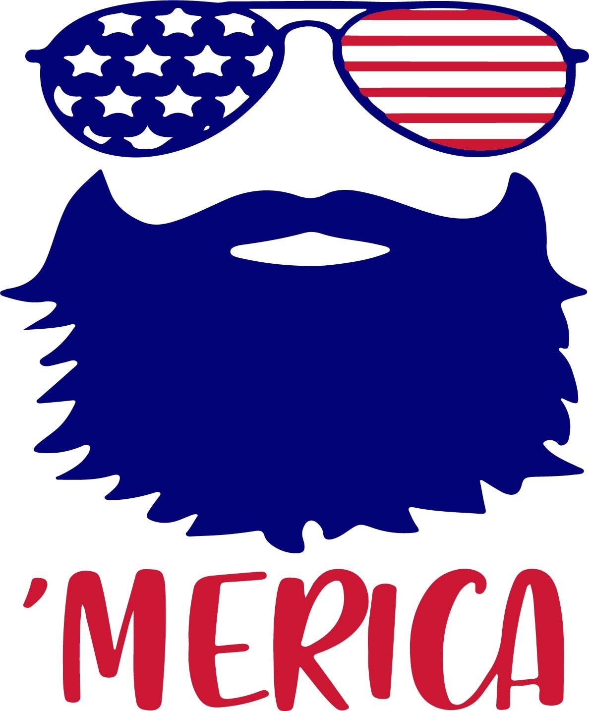 Merica beard svgpngjpegepsdxfaipdf  etsy