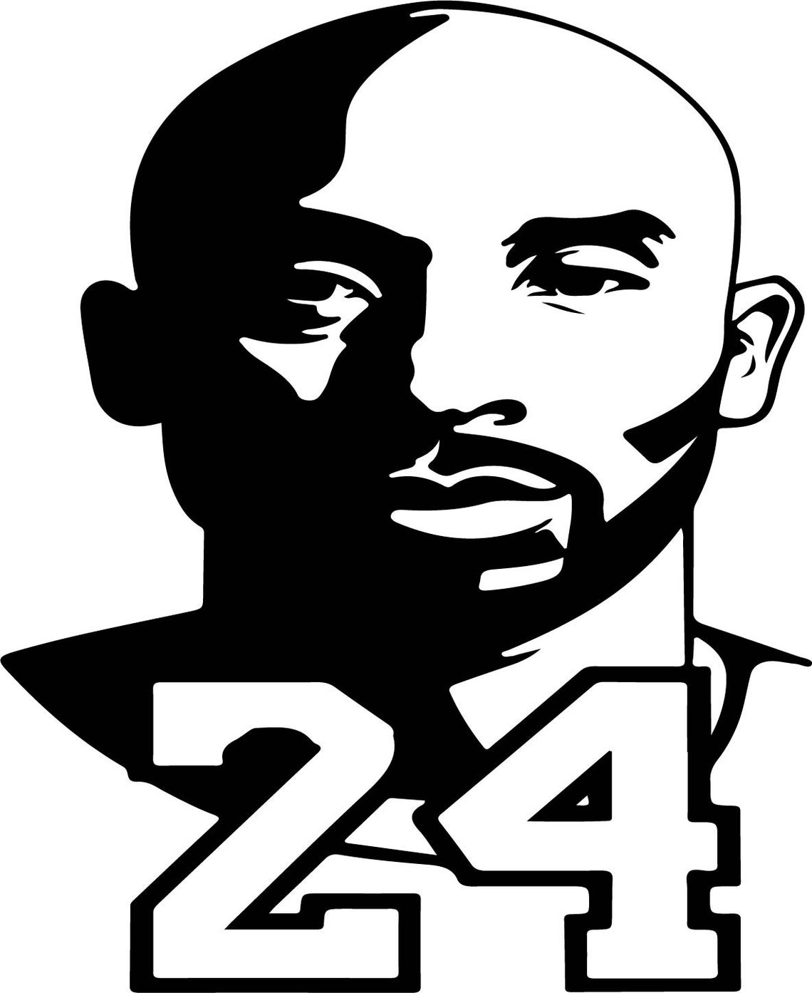 Kobe Bryant Face Svg For Cricut Kobe Svg Bryant Nba | My XXX Hot Girl