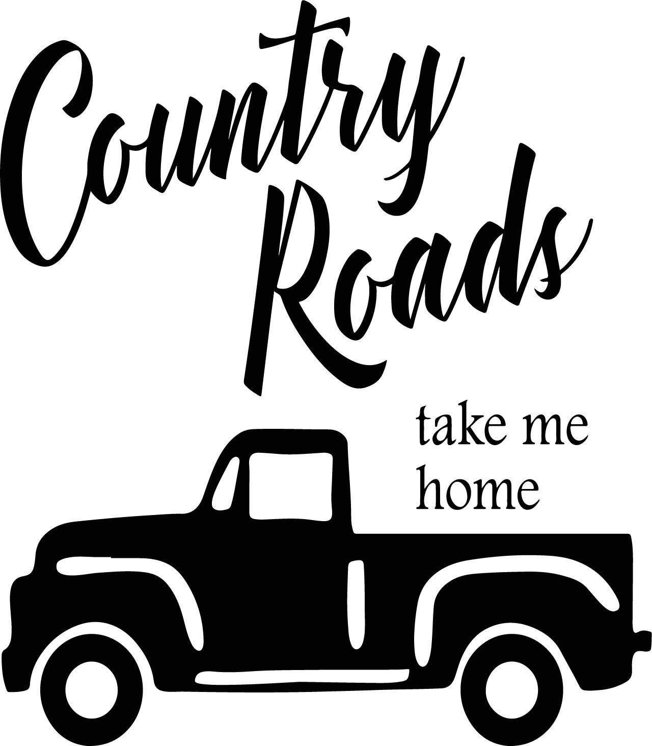 Country road take me home svgpngjpegepsdxfaipdf Etsy