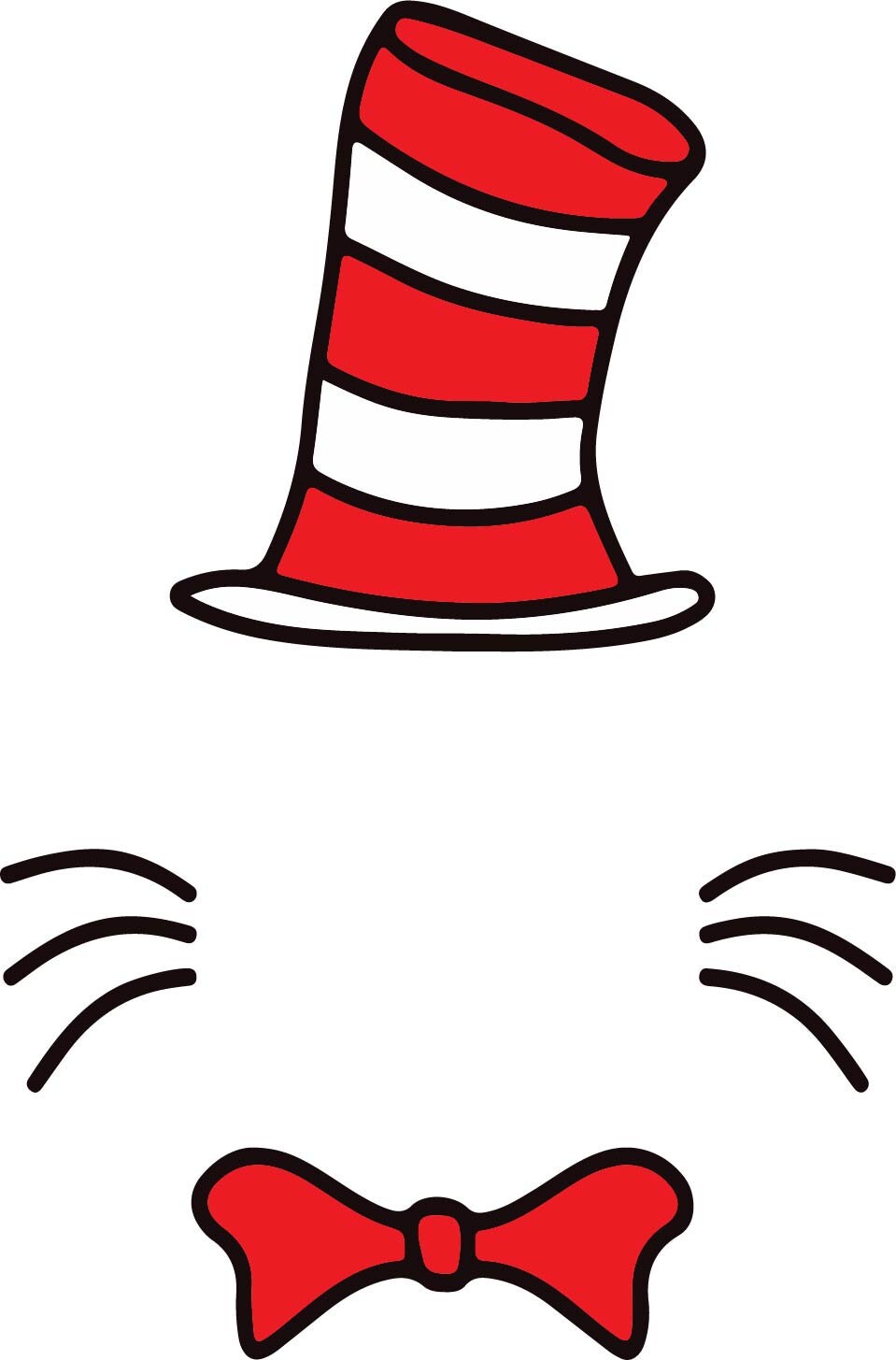 Dr seuss hat svgpngjpegepsdxfaipdf | Etsy