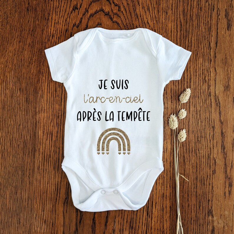Body Bébé Bio "J'aime Mes Mamans" - Manches Courtes - Coton Bio - Annonce Grossesse