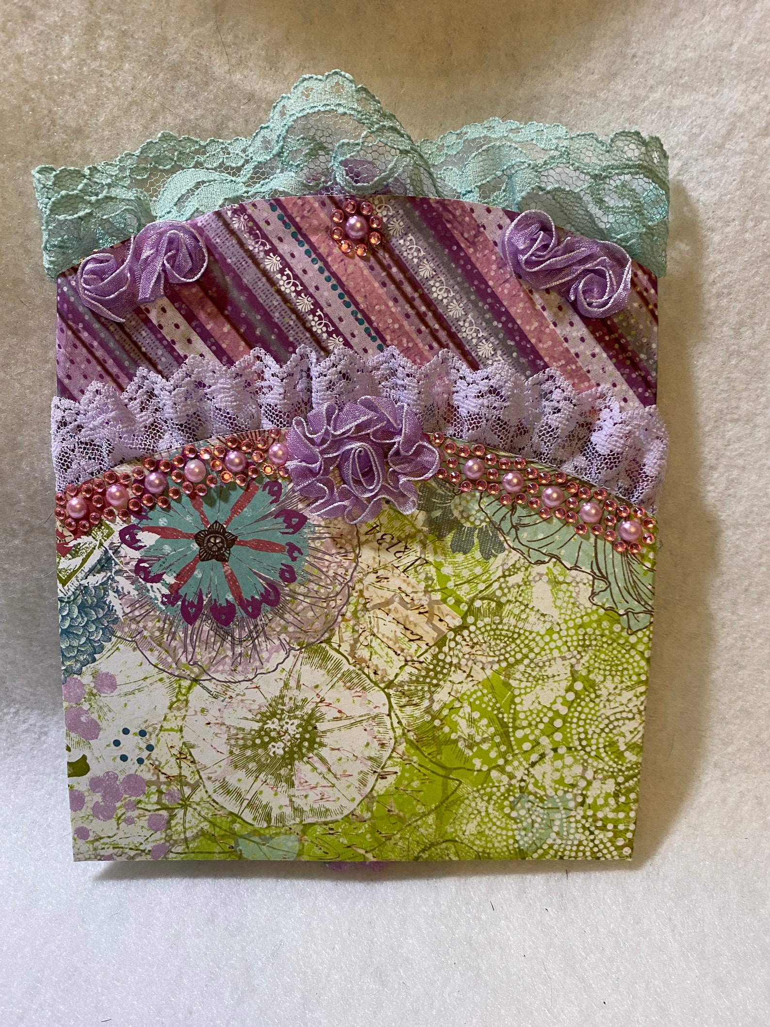 Large 5 Pocket Journal Pocket Etsy