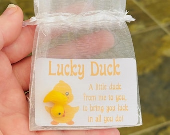Lucky Duck Gift: Novelty Good Luck Charm