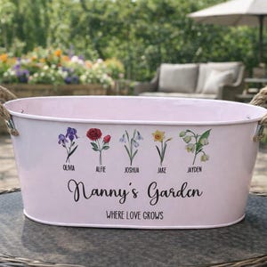 Personalised Planter,  plant pot, garden gift, Gift for Daddy, Grandad, mummy, nanny, grandma