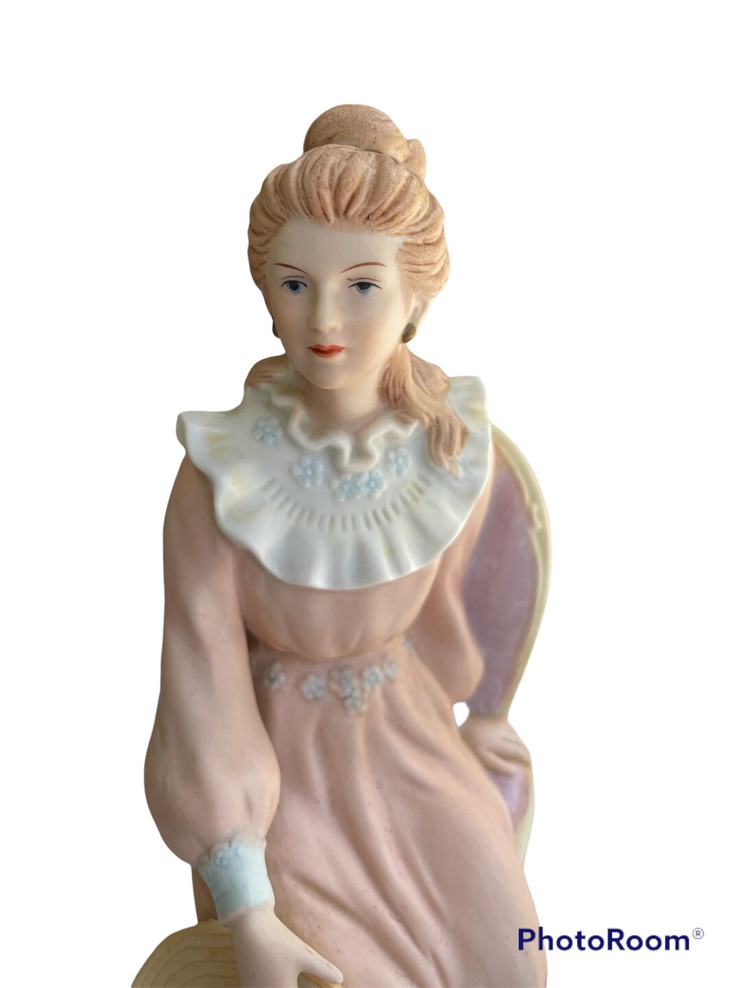 VNT Home Interiors Victorian Lady Statuette Etsy