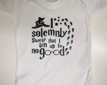 Harry Potter theme baby vest